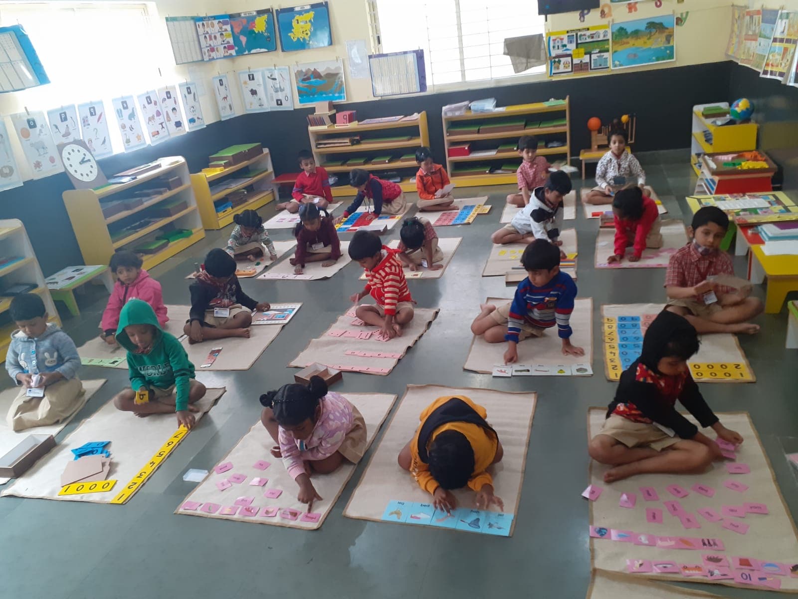 Kids Kingdom classroom with Montessori learning materials